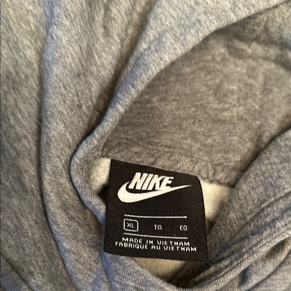 Nike Gray Hoodie Like New - Picture 3 of 4